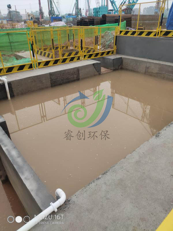 中建三局广州汉溪大道项目部--黄泥污水治理工程